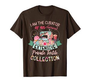 i am the curator of an extensive private textile collection