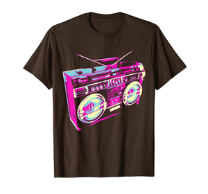 Cool 80s Boombox Stereo T-shirt