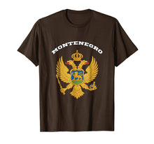 Load image into Gallery viewer, Montenegro T-shirt Coat of arms Tee Flag souvenir Podgorica

