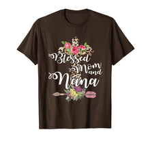 Load image into Gallery viewer, Blessed To Be Called Mom And Nana Tshirt Mothers Day Gift
