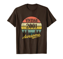 Load image into Gallery viewer, Retro Vintage 2001 TShirt 18th Birthday Gifts 18 Years Old
