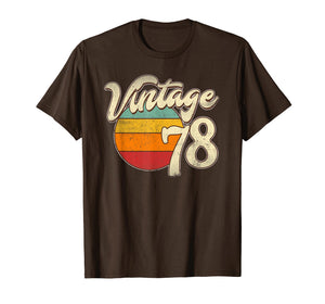 1978 Retro Vintage 41th Birthday Gift T Shirt
