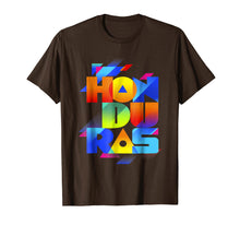 Load image into Gallery viewer, Catracho, Honduras T shirt colorfull letters
