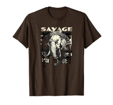 Load image into Gallery viewer, Savage Tshirt - Mad Elephant Urban Art Shirt

