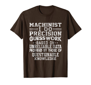 Machinist Funny Job Description Distressed T-Shirt