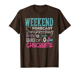 Scrapbook T-shirt Weekend Forecast Scrapbooking Crafting