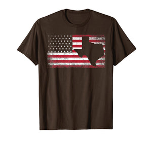 American Flag Texas 4th of July Vintage Gift Men Women Shirt