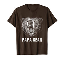 Load image into Gallery viewer, Papa Bear T-shirt Best gift for Dad
