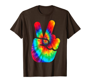 Cool Peace Hand Tie Dye T-Shirt For Boys And Girls