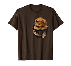 Cocker Spaniel Pocket Puppy T-Shirt - Cocker Spaniel Dog