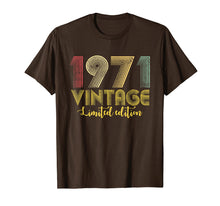 Load image into Gallery viewer, Vintage 1971 T-Shirt Born in 1971 Retro 48th Birthday Gifts
