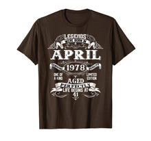 Load image into Gallery viewer, April 1978 41st Birthday Gift 41 Year Old For Men Women

