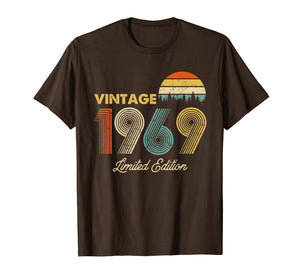 Made in 1969 - Shirt - Vintage 1969 50th Birthday Gift T-Shirt