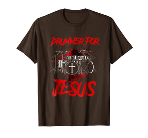 Christian Drummer Gift Shirt Drumming for Jesus