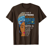 Load image into Gallery viewer, Melanin HBCU Queen Grad Afrocentric T-Shirt for Black Women
