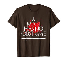 Load image into Gallery viewer, Mens A Man Has No Costume Halloween Sword T-Shirt
