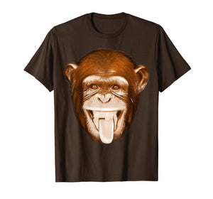 Monkey Face Shirt | Cute Gag Monkey Face T-shirt Gift