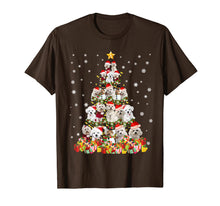 Load image into Gallery viewer, Cute Maltese Dog Christmas Tree Shirt Funny Xmas Tree Gift T-Shirt
