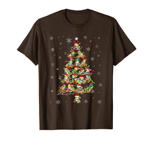 Cute Frog Christmas Tree gift decor Xmas tree T-Shirt