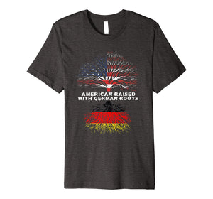 American Raised with German Roots Germany T-Shirt