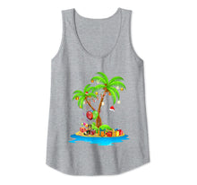 Load image into Gallery viewer, Christmas Palm Tree Tropical Xmas Coconut Lights Pajama Tank Top
