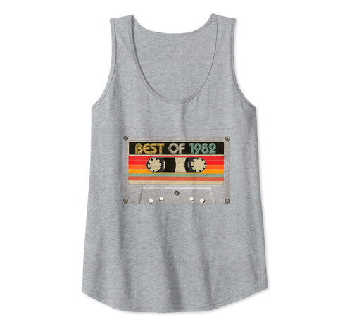 Best Of 1982 38th Birthday Gifts Cassette Tape Vintage Tank Top