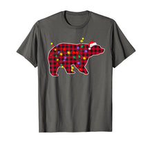 Load image into Gallery viewer, Christmas Decorations Red Plaid Buffalo Bear Xmas Pajamas T-Shirt
