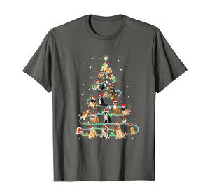 Christmas Tree Funny Dog Lover Xmas Gifts T-Shirt