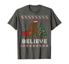 Load image into Gallery viewer, Christmas Sasquatch Santa Bigfoot Believe Yeti Xmas Gift Tee T-Shirt
