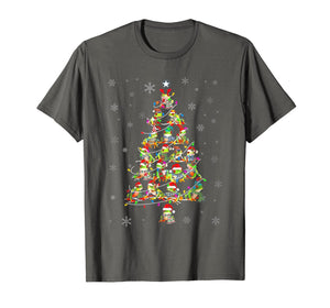Cute Frog Christmas Tree gift decor Xmas tree T-Shirt