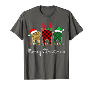 Dental Assistant Tooth Merry Christmas Lights Xmas T-Shirt-1416826