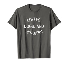 Load image into Gallery viewer, Coffee Dogs Jiu Jitsu Shirt for BJJ, Jujitsu Gift
