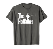 Load image into Gallery viewer, Mens Funny Fishing T-Shirt - The Rodfather, Fishing Gift For Men
