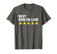 Load image into Gallery viewer, Mens Best Son-In-Law T-Shirt 5 Star Funny Men Gifts Tee Shirts
