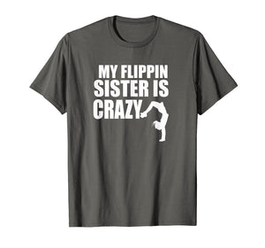 Brother Sister Gymnastics Tumbling Cute Gymnast Flip T-Shirt