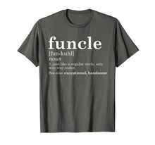 Load image into Gallery viewer, Mens Funcle T-Shirt Funny Uncle Father&#39;s Day Gift Birthday Gag
