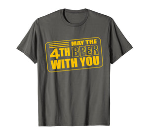 May the 4th Beer with u Funny Drinking Party T-Shirt