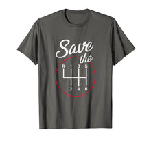 Load image into Gallery viewer, Save The Stick T-Shirt Manual Transmission Tee
