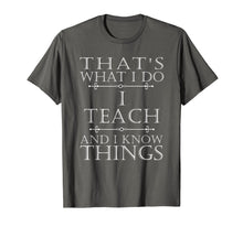 Load image into Gallery viewer, I Teach Teacher Shirt Funny Gift Back to School for Teachers

