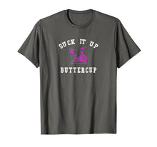 Load image into Gallery viewer, Exercise Motivational Shirt Suck It Up Quote Cycle Tee

