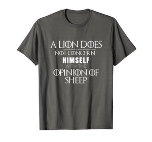 Lion does not concern With Opinion Of Sheep Shirt