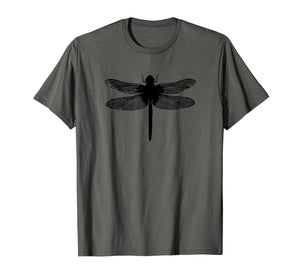 Minimalist Silhouette Insect Dragonfly Dragon Fly T-Shirt