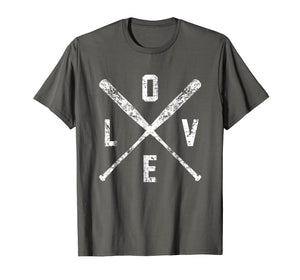 Love Baseball Bats Shirt, Baseball Mom Softball Dad Gift