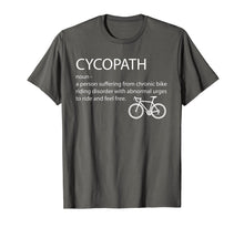 Load image into Gallery viewer, Cycopath shirt funny bicycle cyclist t-shirt humor
