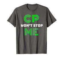 Load image into Gallery viewer, Brain Damage Awareness Cerebral Palsy CP Won&#39;t Stop Me Tee
