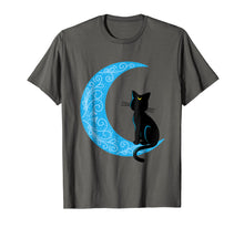 Load image into Gallery viewer, Black Cat Crescent Moon Sailor Mom T-Shirt
