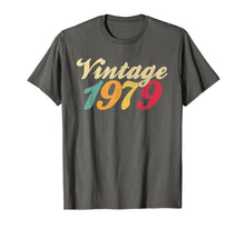 Load image into Gallery viewer, 40th Birthday Gift Vintage 1979 T Shirt Classic Men Women
