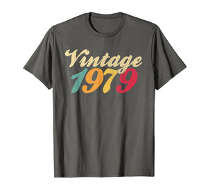 40th Birthday Gift Vintage 1979 T Shirt Classic Men Women