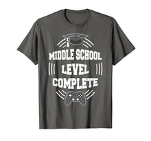 Load image into Gallery viewer, Middle School Level Complete Gamer Graduation 2019 Shirt
