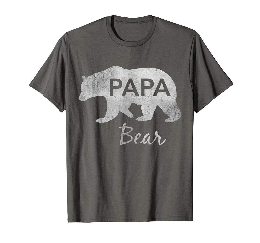 Mens Papa Bear T-Shirt Great Gift For Dad, Father, Grandpa